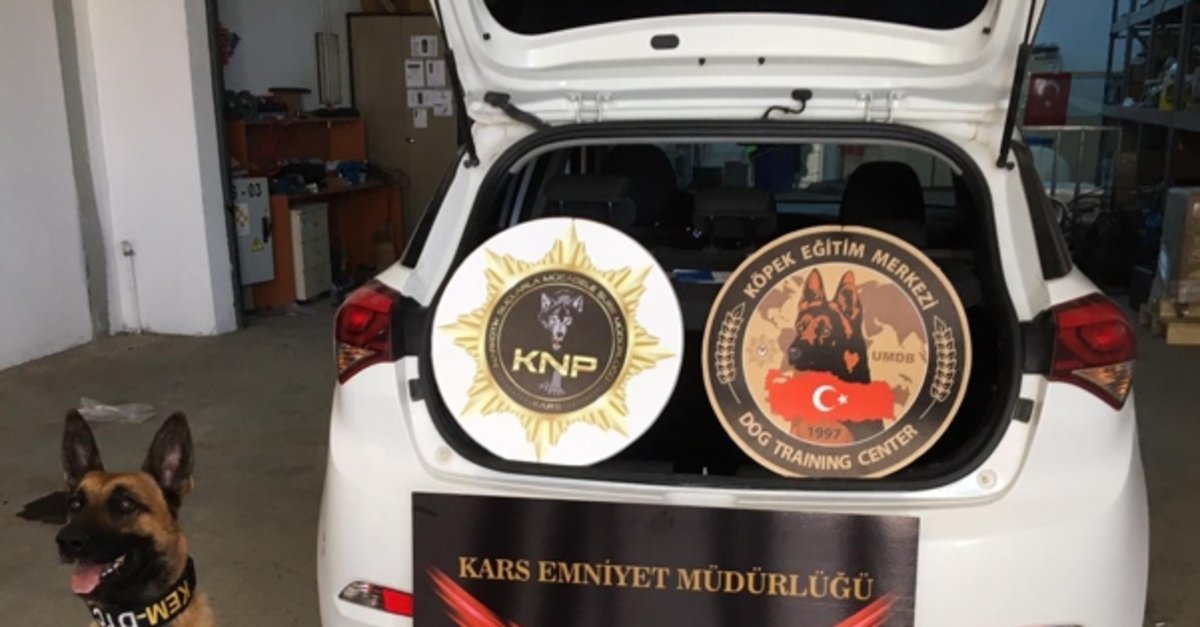 Kars’ta 4 kilo 243 gram esrar ele geçirildi