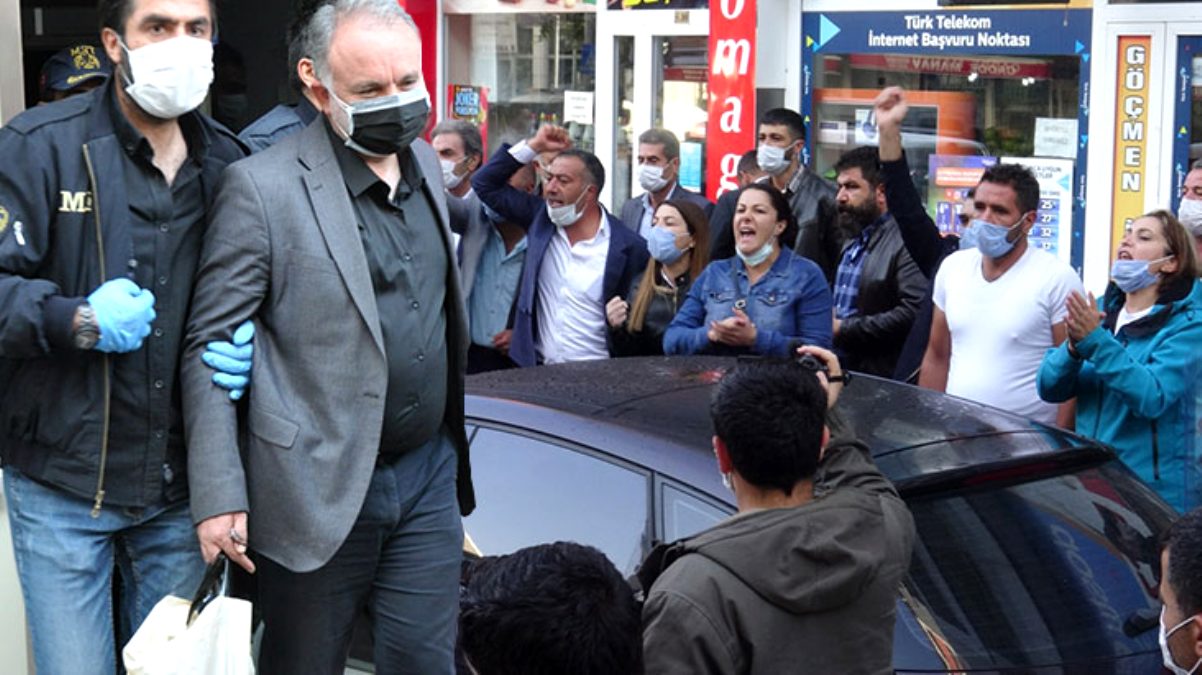 HDP’li Kars Belediye Başkanı Ayhan Bilgen gözaltına alındı! Partililer slogan attı