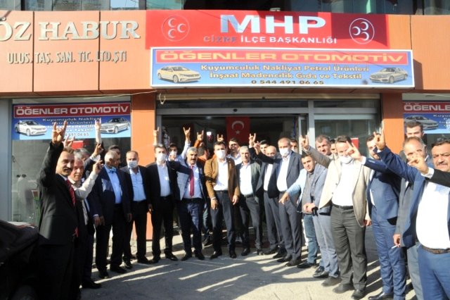 MHP Cizre’de yeni hizmet binasını açtı