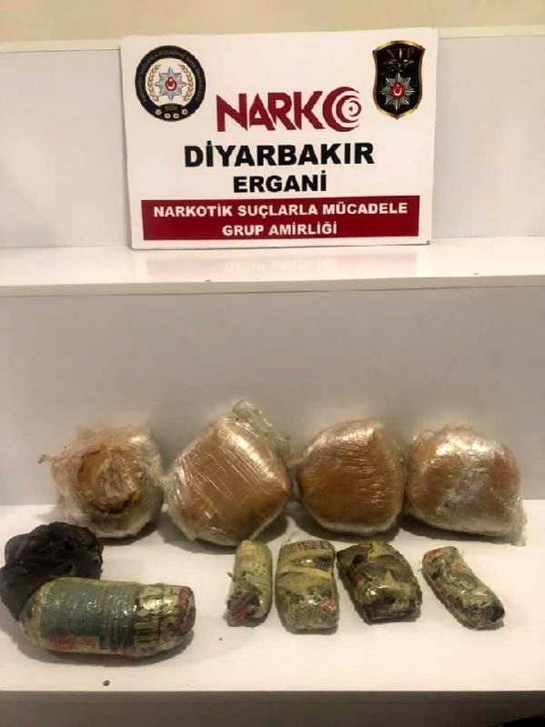 Ergani’de uyuşturucu operasyonu: 2 gözaltı