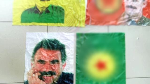 Belediyenin kullanılmayan binasında elebaşı Öcalan’ın fotoğrafları ele geçirildi