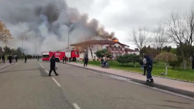 Türkiye Petrolleri Kristal Park Sosyal Tesisleri’nde yangın çıktı