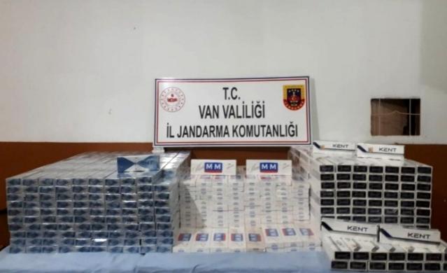 Başkale’de 10 bin 420 paket kaçak sigara ele geçirildi