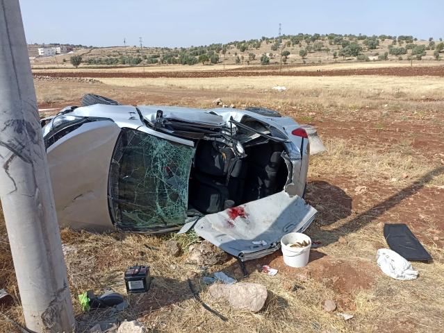 Mardin’de otomobil şarampole yuvarlandı, 1 kişi hayatını kaybetti
