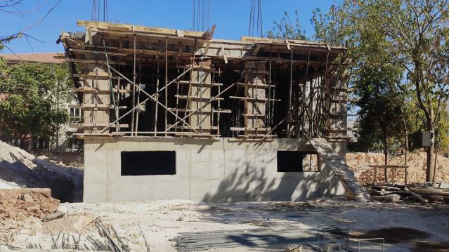 Mardin’de Kütüphane Bilgi Evi yapım çalışması devam ediyor