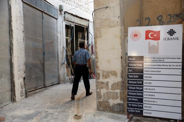 Mardin’de “Tarihi Çarşıların Canlandırılması” projesinde 2. etap çalışmalar başladı