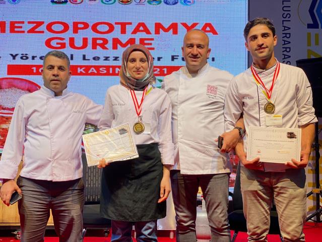 MAÜ, “Üniversiteler Arası Aşçılık Şampiyonası”nda 4 madalya aldı