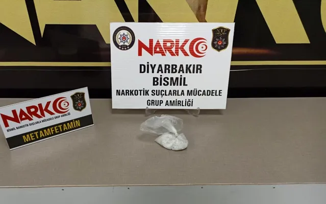 Diyarbakır’da narkotik uygulaması: 1 tutuklanma