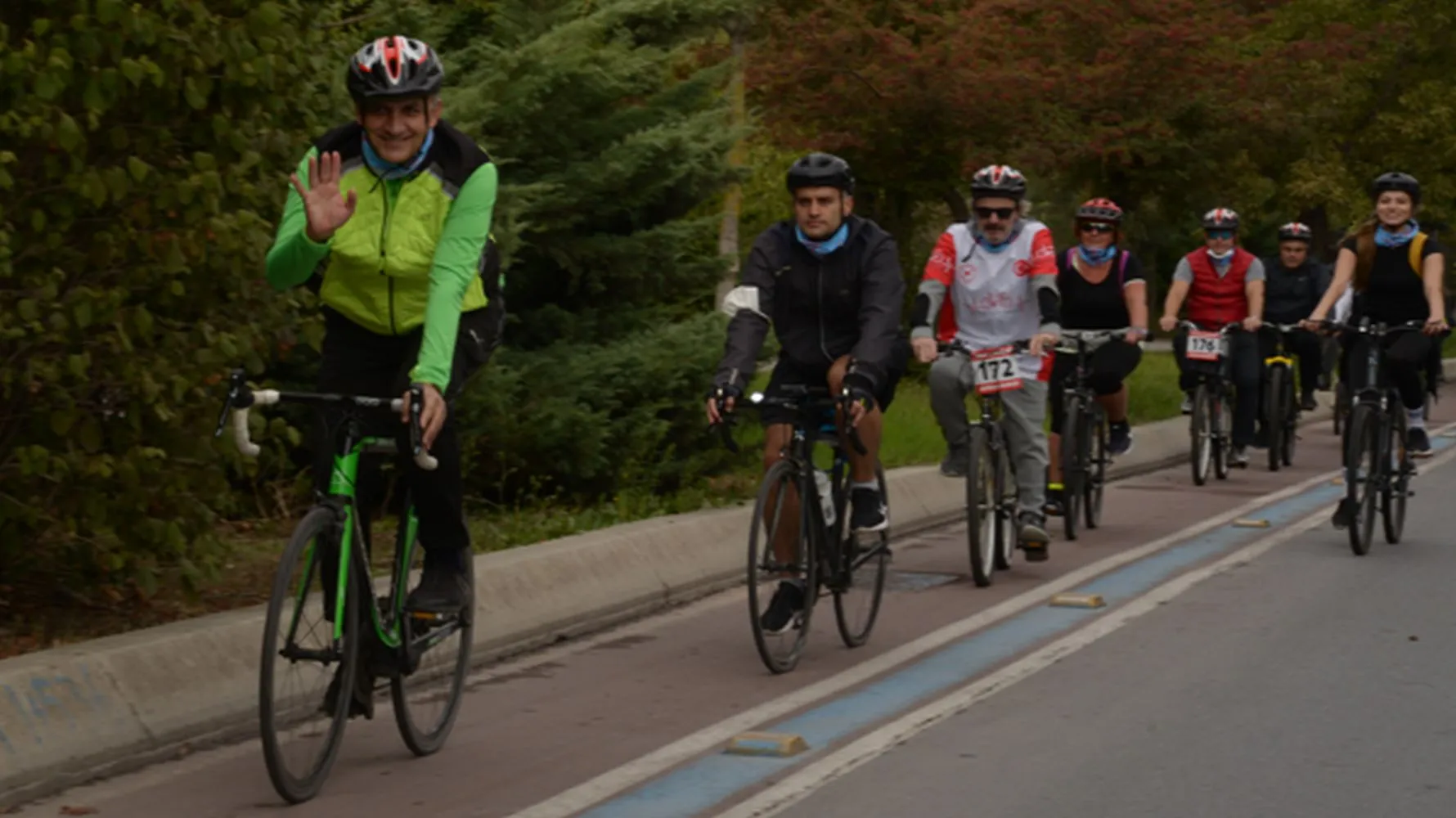 Diyarbakır’da pedallar kalp sağlığı için çevrildi