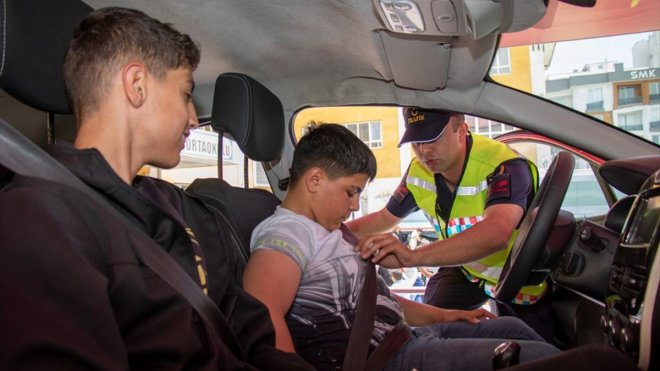 Erciş’te öğrencilere mobil trafik eğitimi verildi