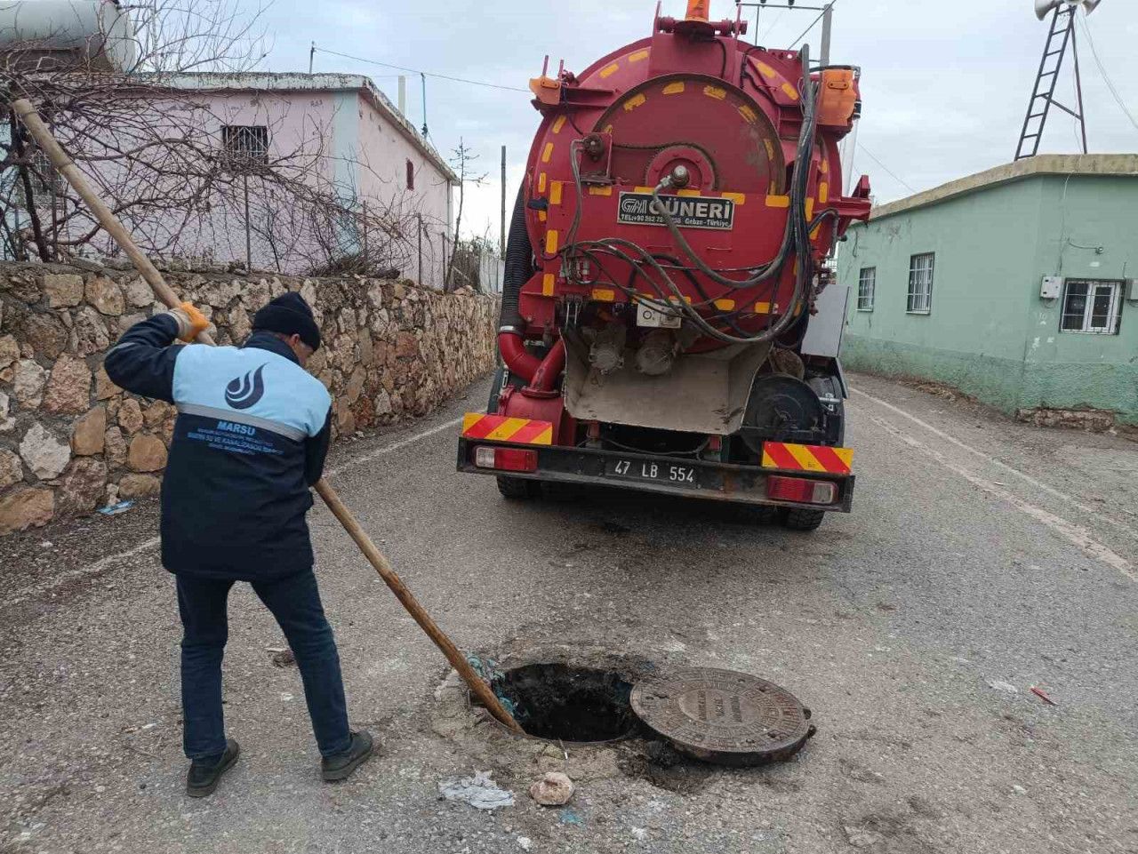 MARSU, 860 kanalizasyon bacasını temizledi