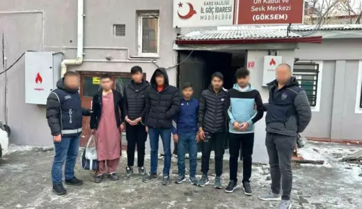 Kars’ta 6 Düzensiz Göçmen Yakalandı