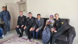 Bitlis’te jandarma ekiplerinden şehit annelerine ziyaret
