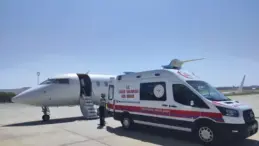 Batman’da ambulans uçak, 33 günlük bebek için havalandı