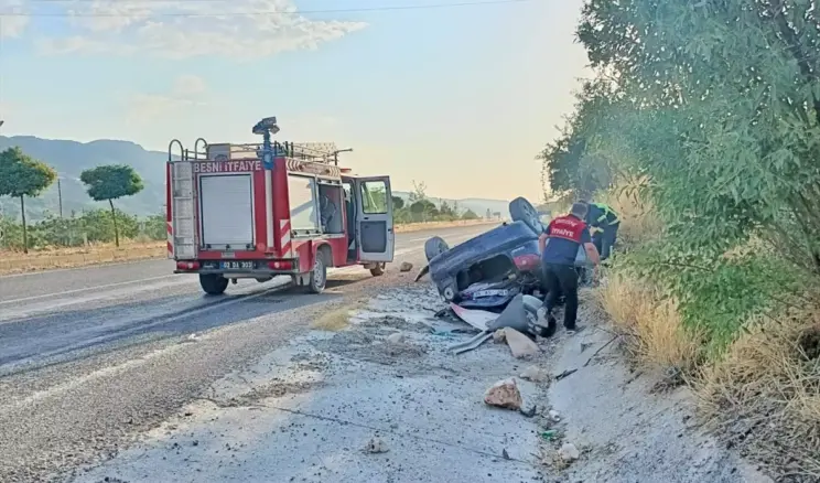 Besni’de Kaza: Sürücü Yaralandı