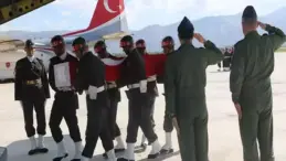 Hakkari’de şehitlerimiz için ikinci tören: 6 kahraman memleketlerine uğurlandı