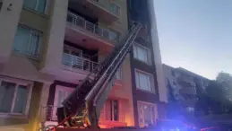 Van’da 7 Katlı Binada Yangın